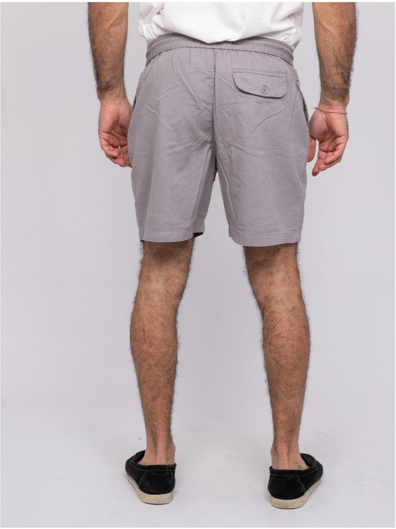 Short de algodón CASSIS Gris claro - Kiabi