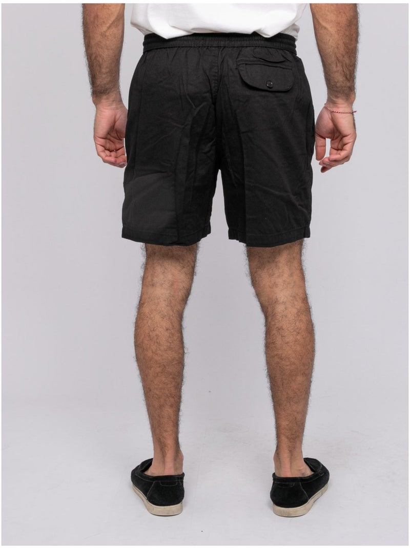 Short de algodón CASSIS Negro - Kiabi