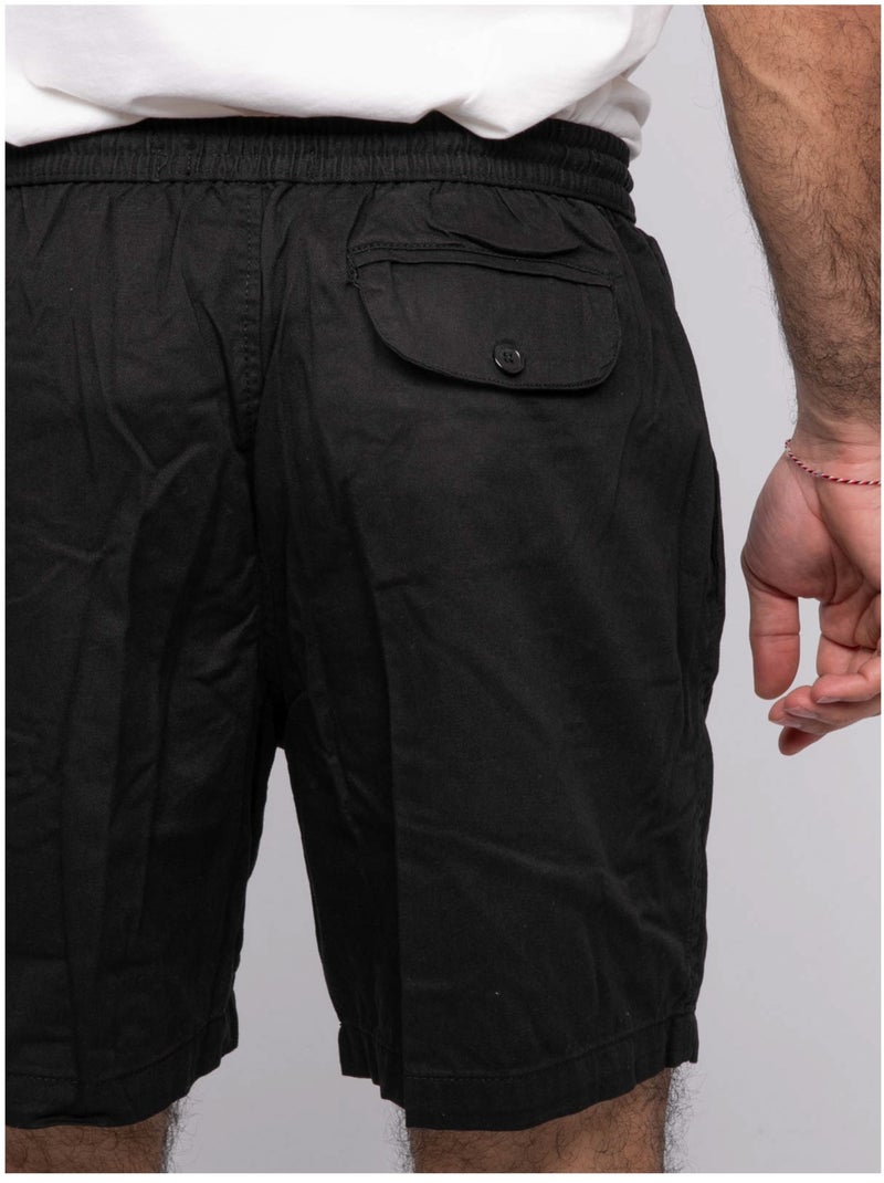 Short de algodón CASSIS Negro - Kiabi