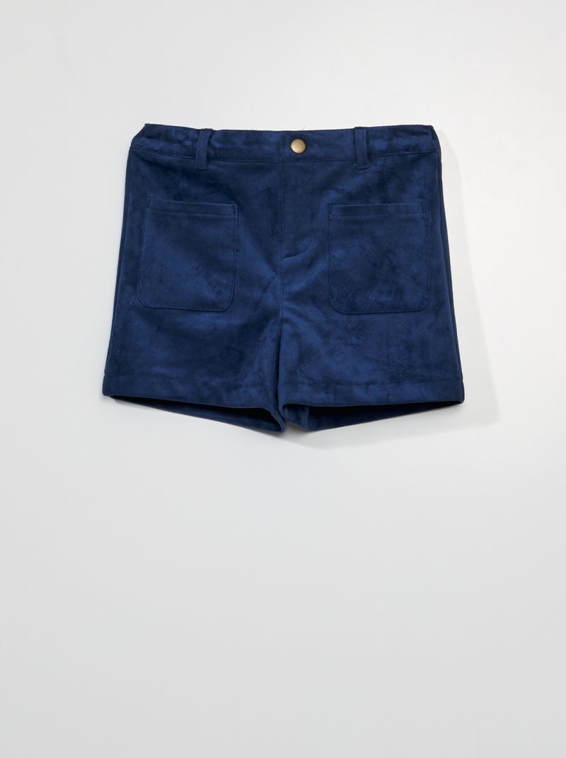 Short de ante azul oscuro - Kiabi