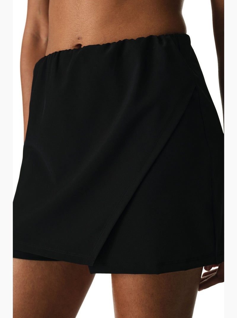 Short de baño de mujer skirt deniz penti Negro - Kiabi