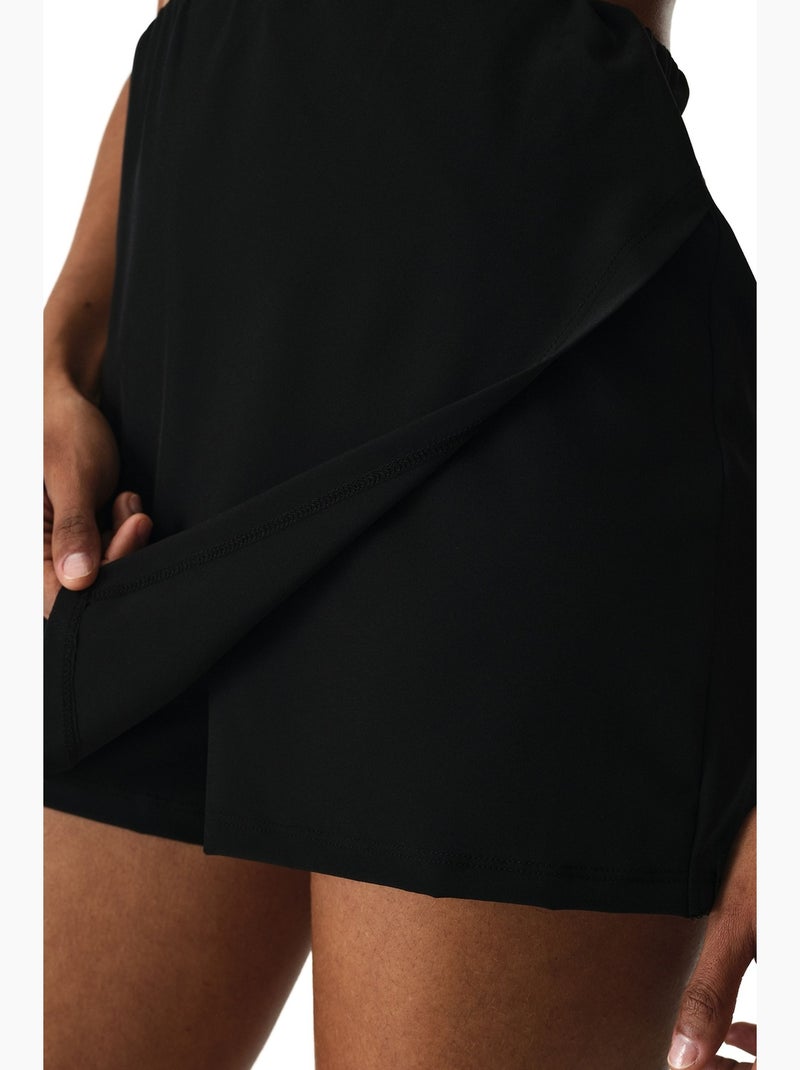 Short de baño de mujer skirt deniz penti Negro - Kiabi