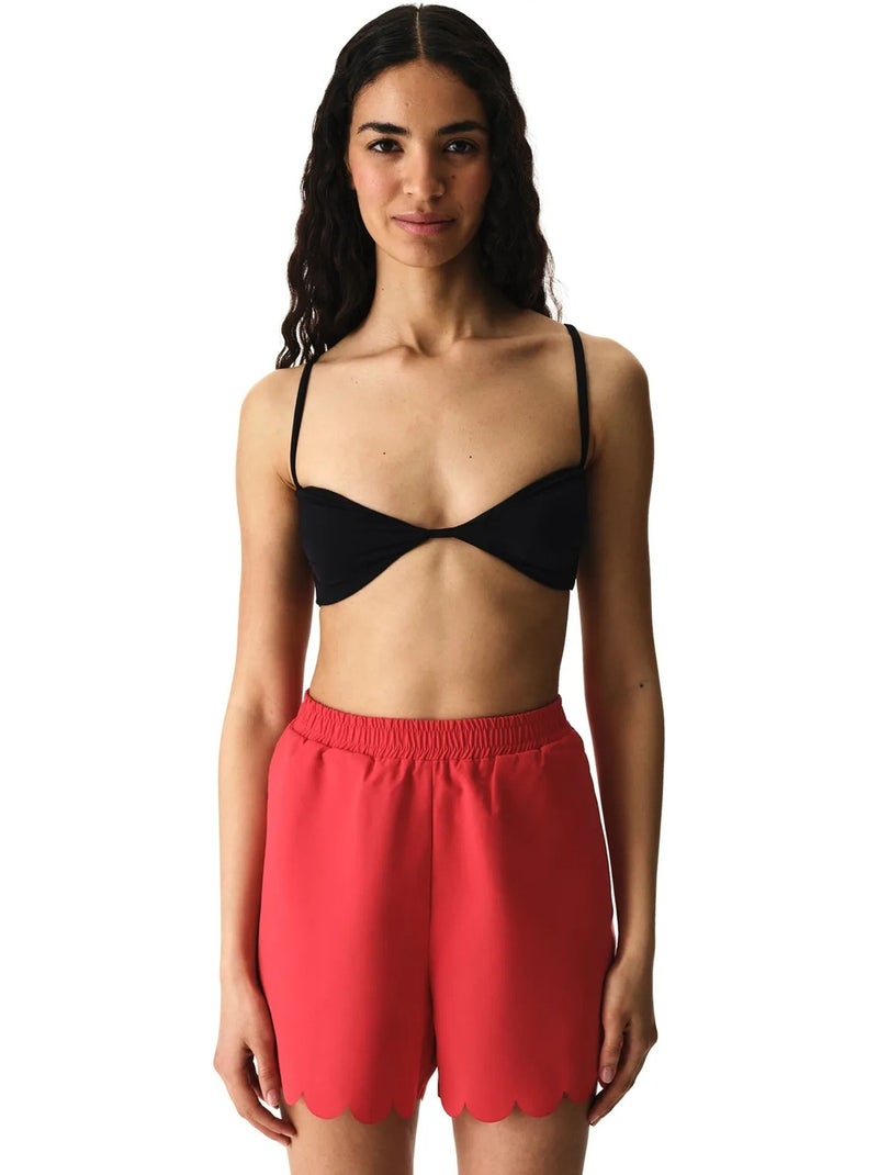 Short de baño laser mujer penti Rojo - Kiabi