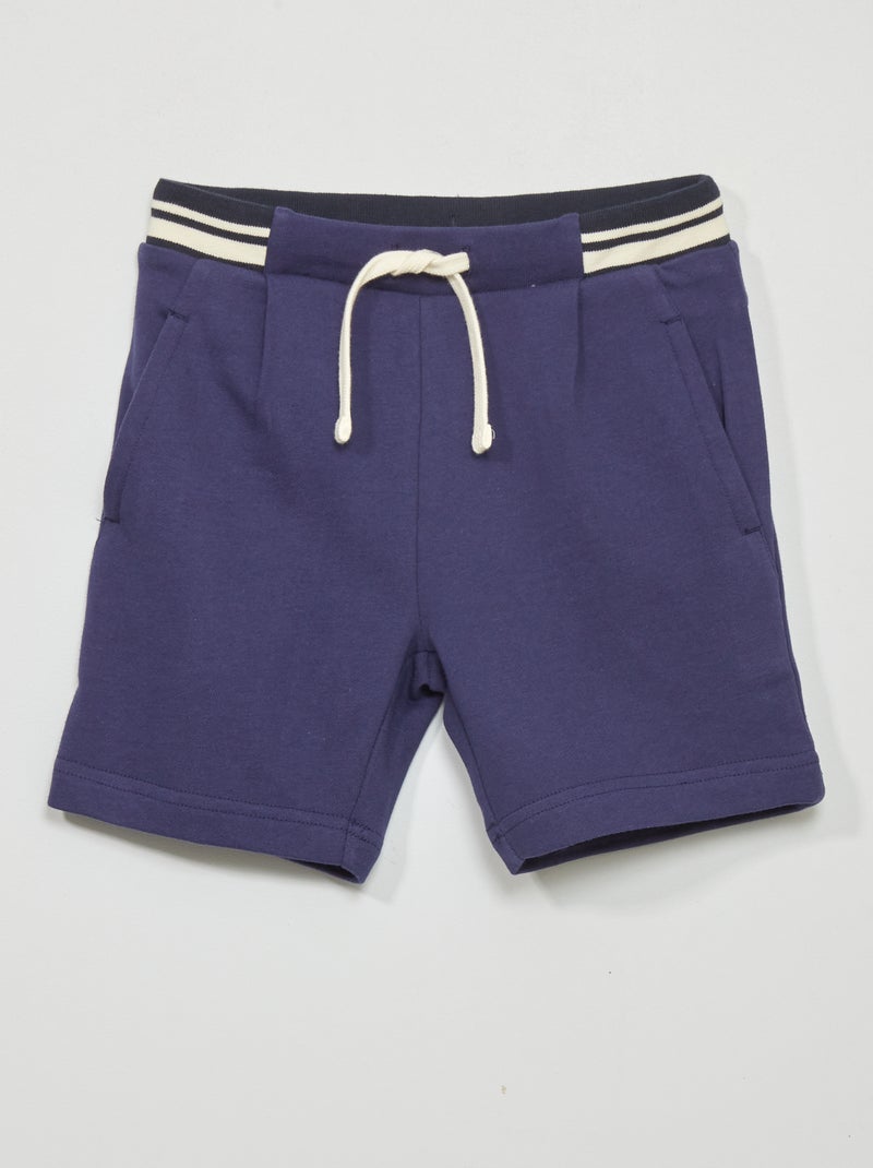 Short de chándal azul noche - Kiabi