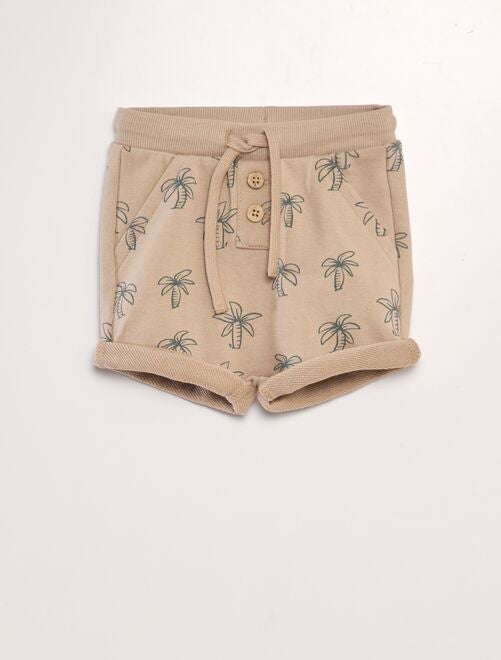 Short de chándal con estampado - Kiabi