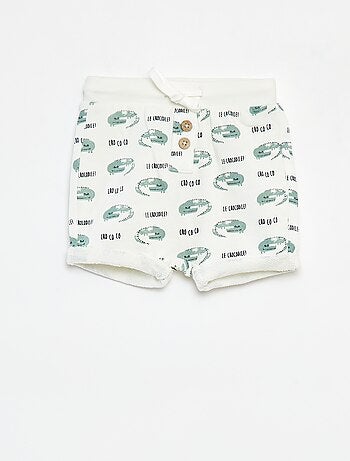 Short de chándal estampado
