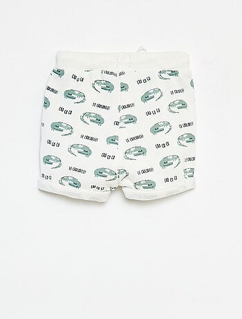 Short de chándal estampado