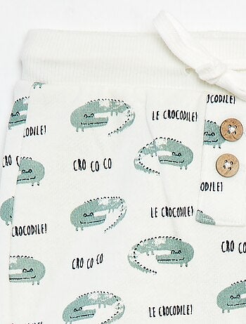 Short de chándal estampado