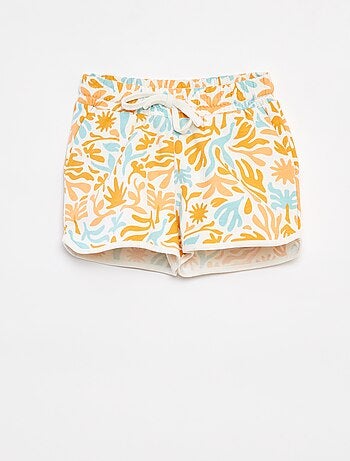 Short de chándal estampado