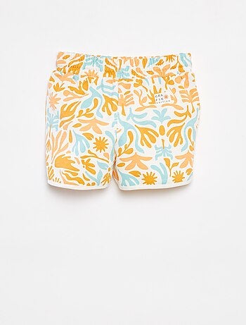 Short de chándal estampado