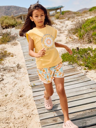 Short de chándal estampado