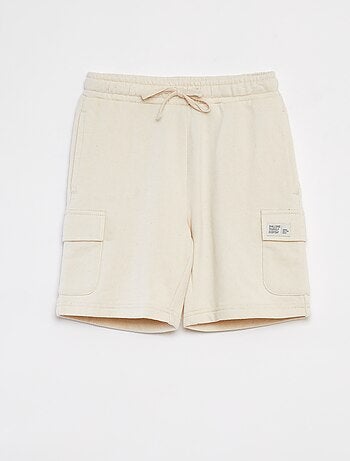 Short de chándal ligero con bolsillo con solapa