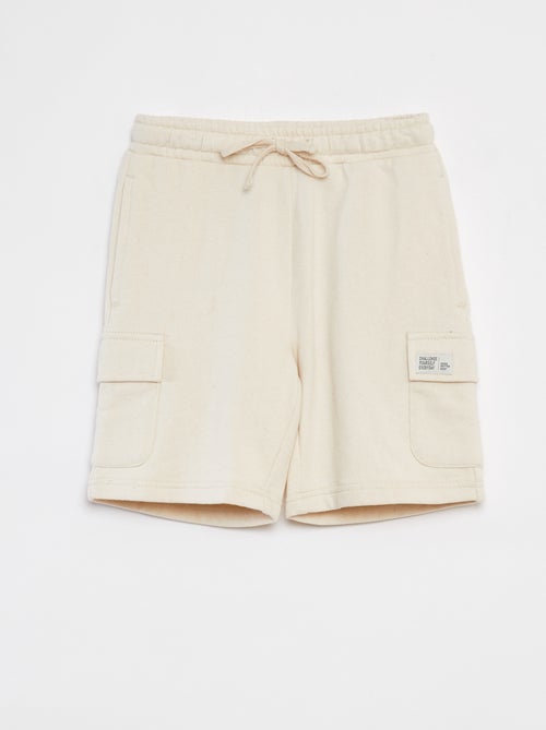 Short de chándal ligero con bolsillo con solapa - Kiabi