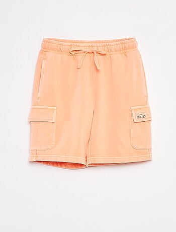Short de chándal ligero con bolsillo con solapa