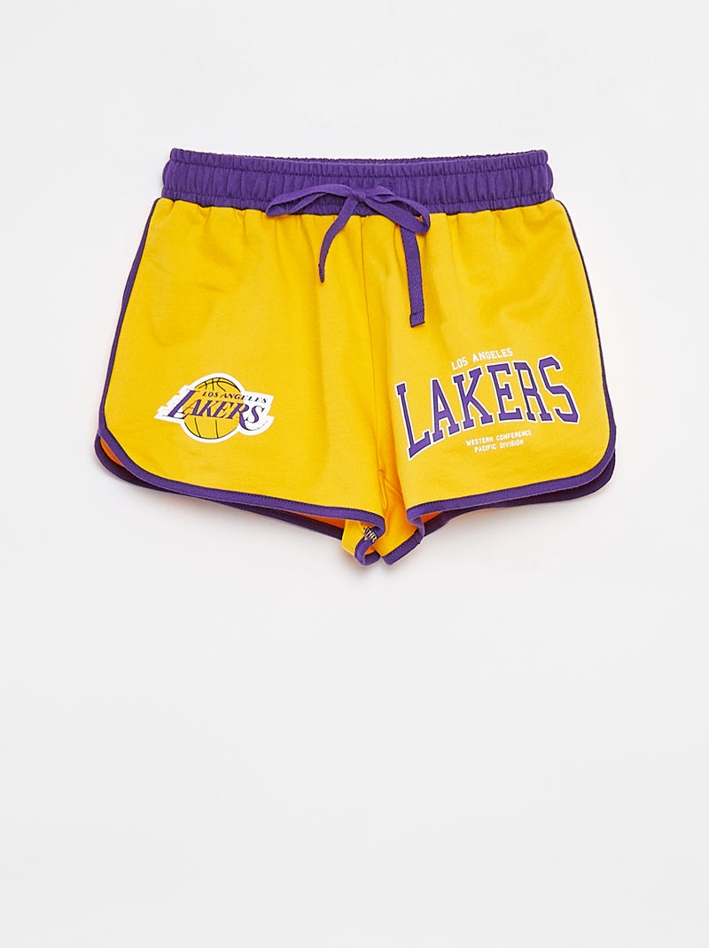 Short de chándal ligero 'Lakers' AMARILLO - Kiabi