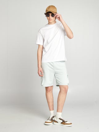 Short de chándal ligero multibolsillos