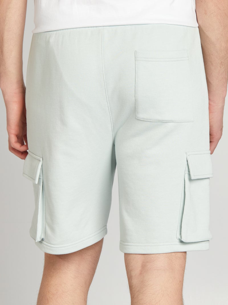 Short de chándal ligero multibolsillos AZUL - Kiabi