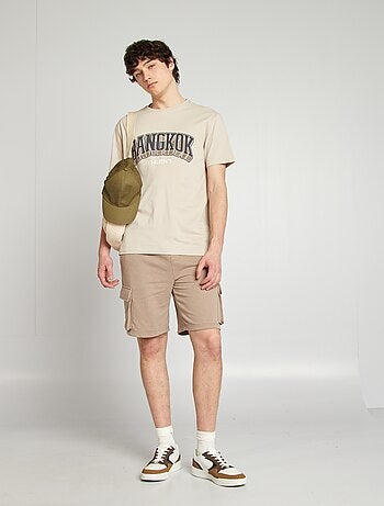 Short de chándal ligero multibolsillos