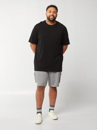 Short de chándal ligero multibolsillos