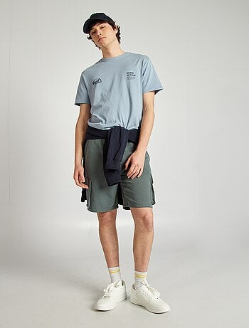 Short de chándal ligero multibolsillos