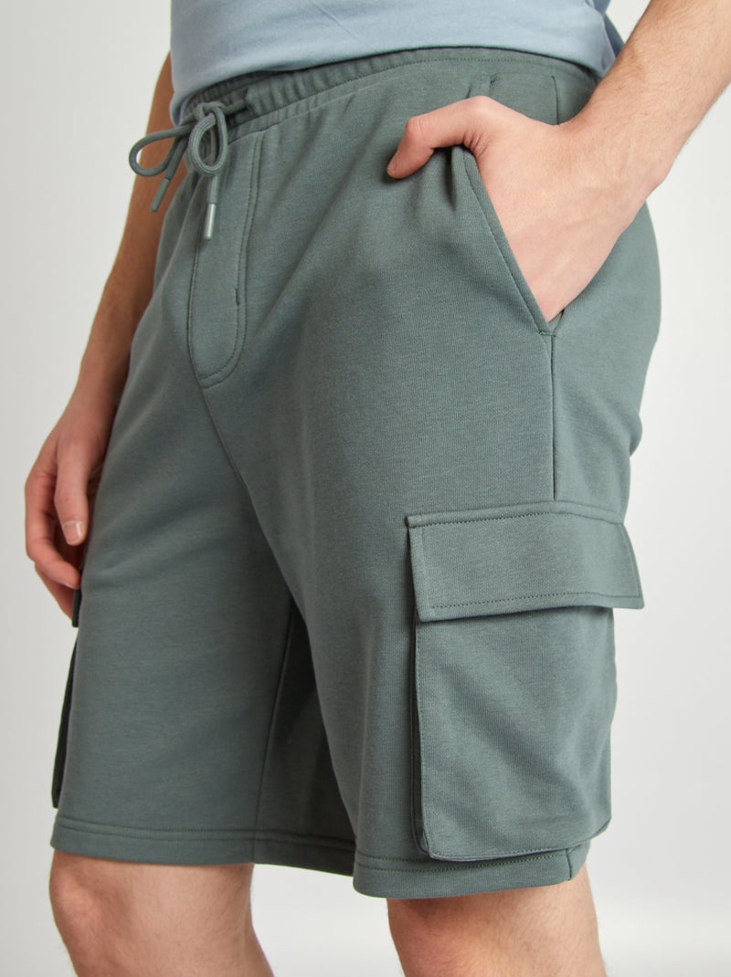 Short de chándal ligero multibolsillos VERDE - Kiabi