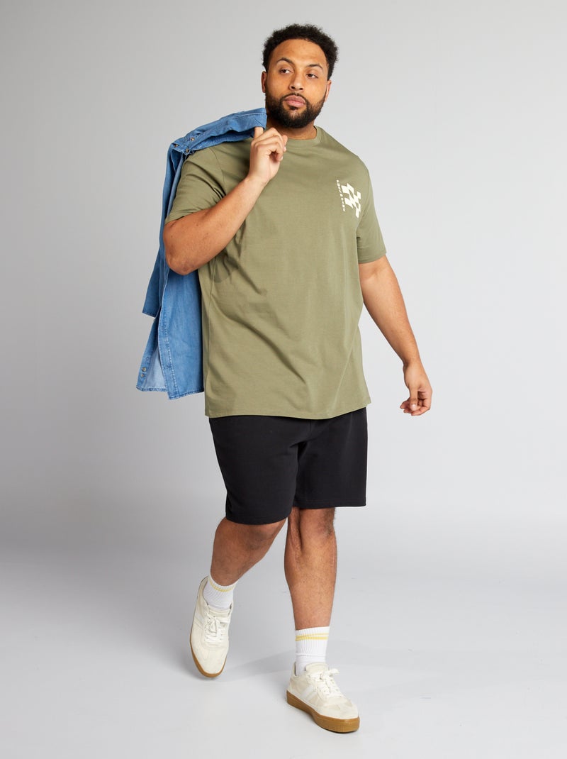 Short de chándal negro - Kiabi