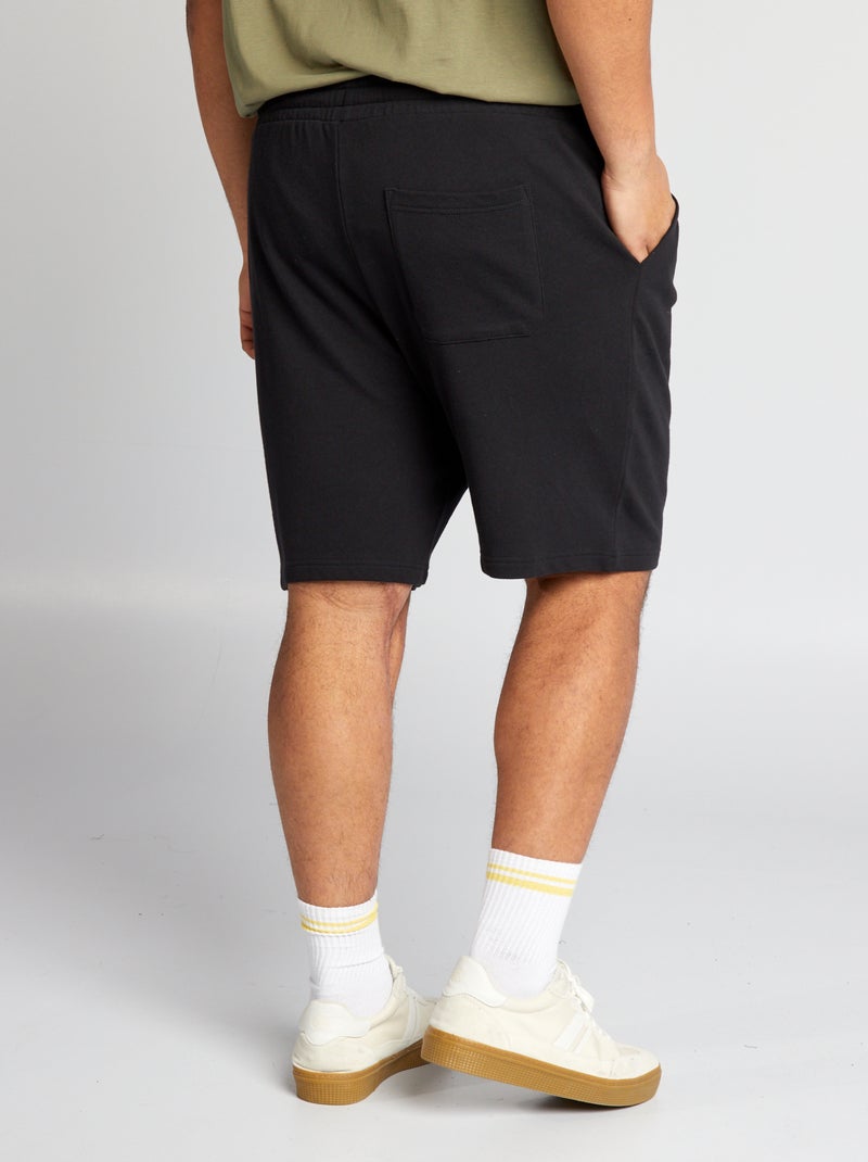 Short de chándal negro - Kiabi