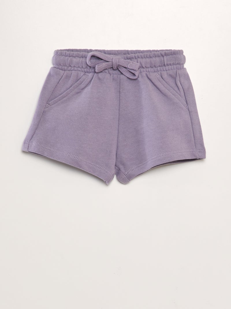 Short de chándal PURPURA - Kiabi