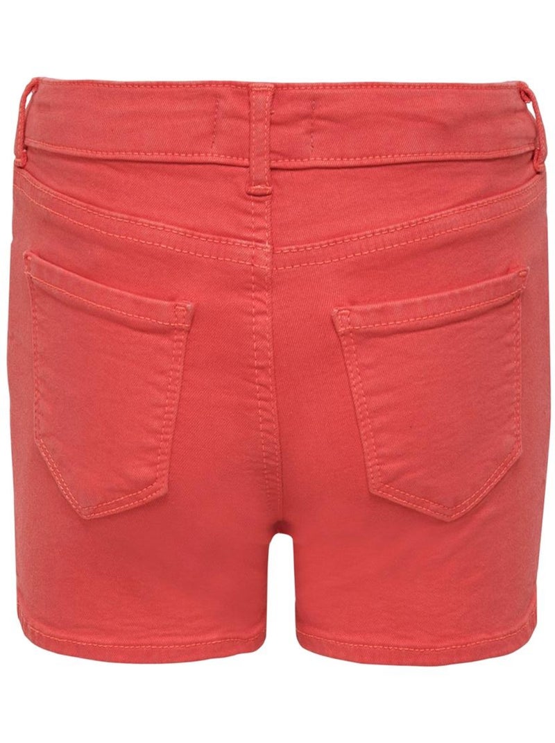 Short de Color para Niña KIDS ONLY Rojo - Kiabi