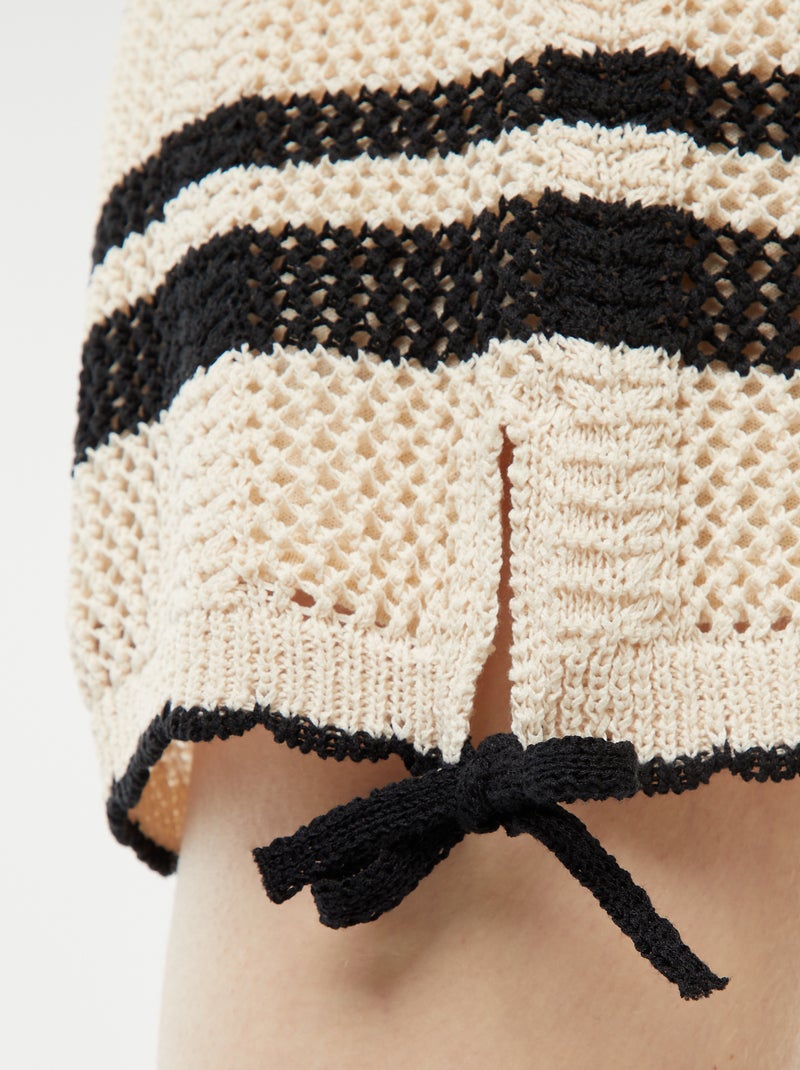 Short de croché NEGRO - Kiabi