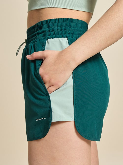 Short de deporte color block - (ekstract) - Kiabi