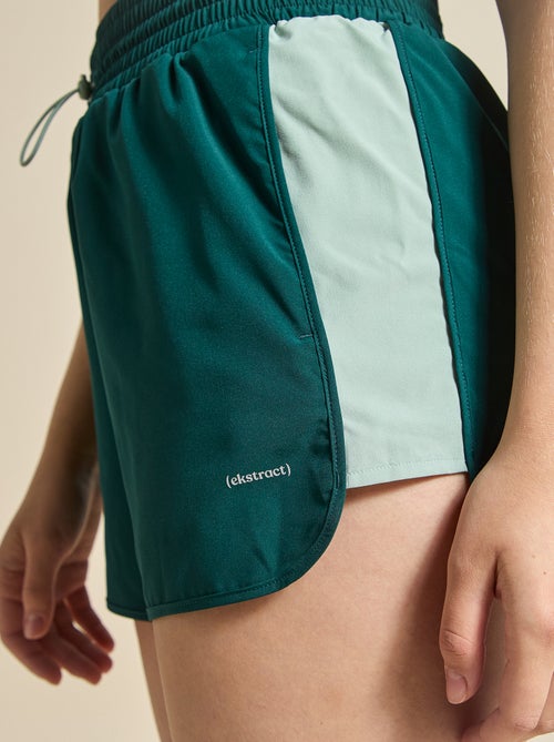 Short de deporte color block - (ekstract) - Kiabi