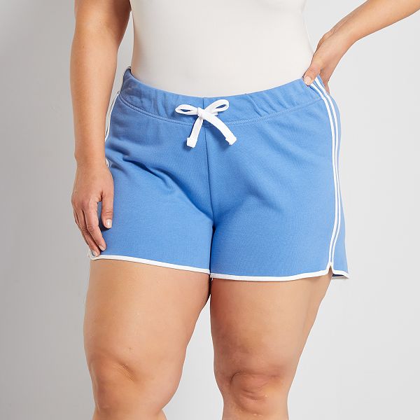 Short de deporte eco concepción Tallas grandes mujer AZUL Kiabi