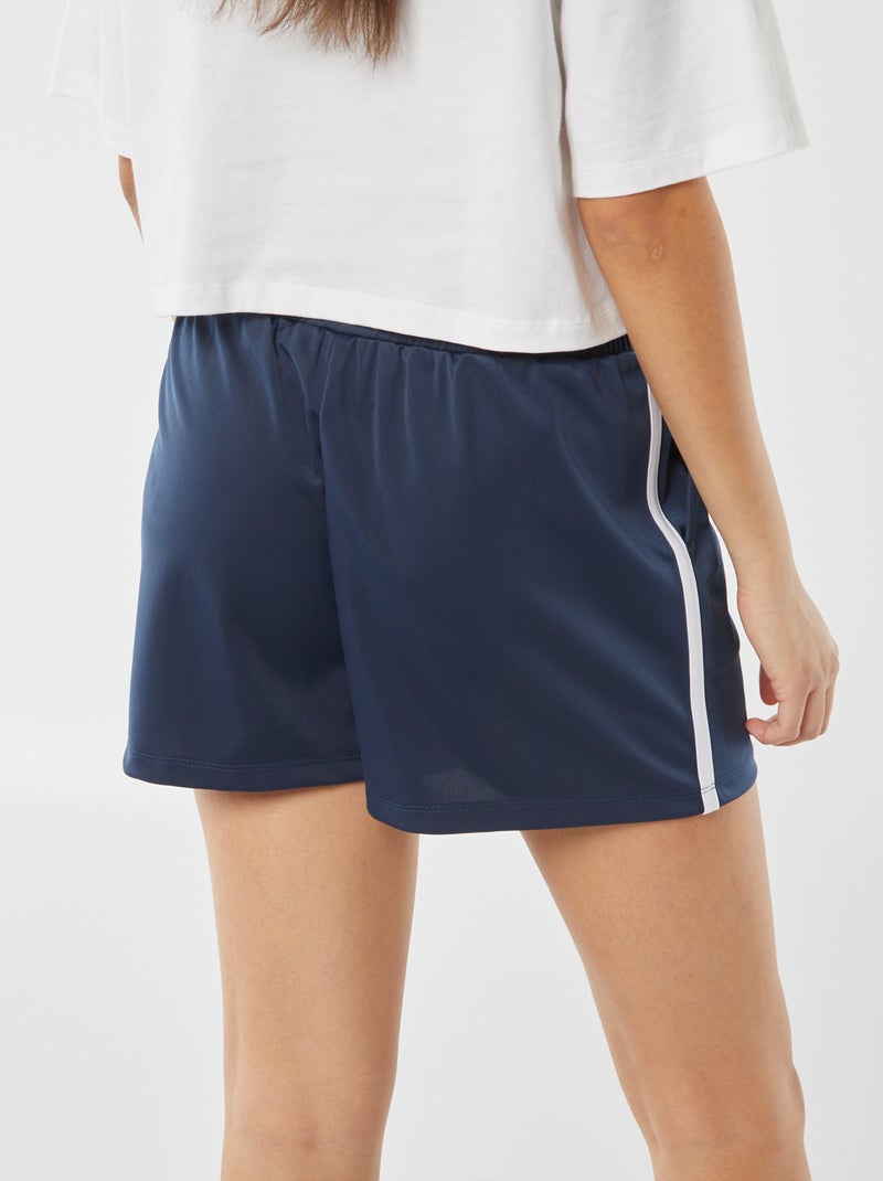 Short de deporte liso AZUL - Kiabi