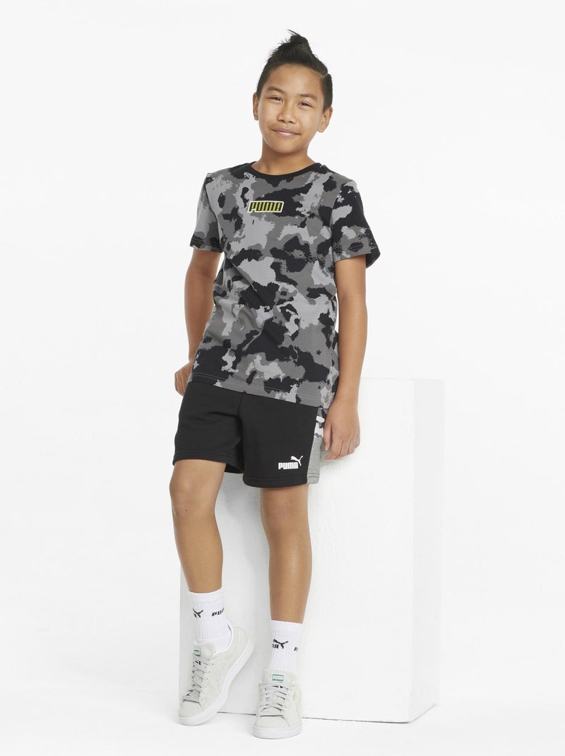 Short de deporte 'Puma' french terry NEGRO - Kiabi