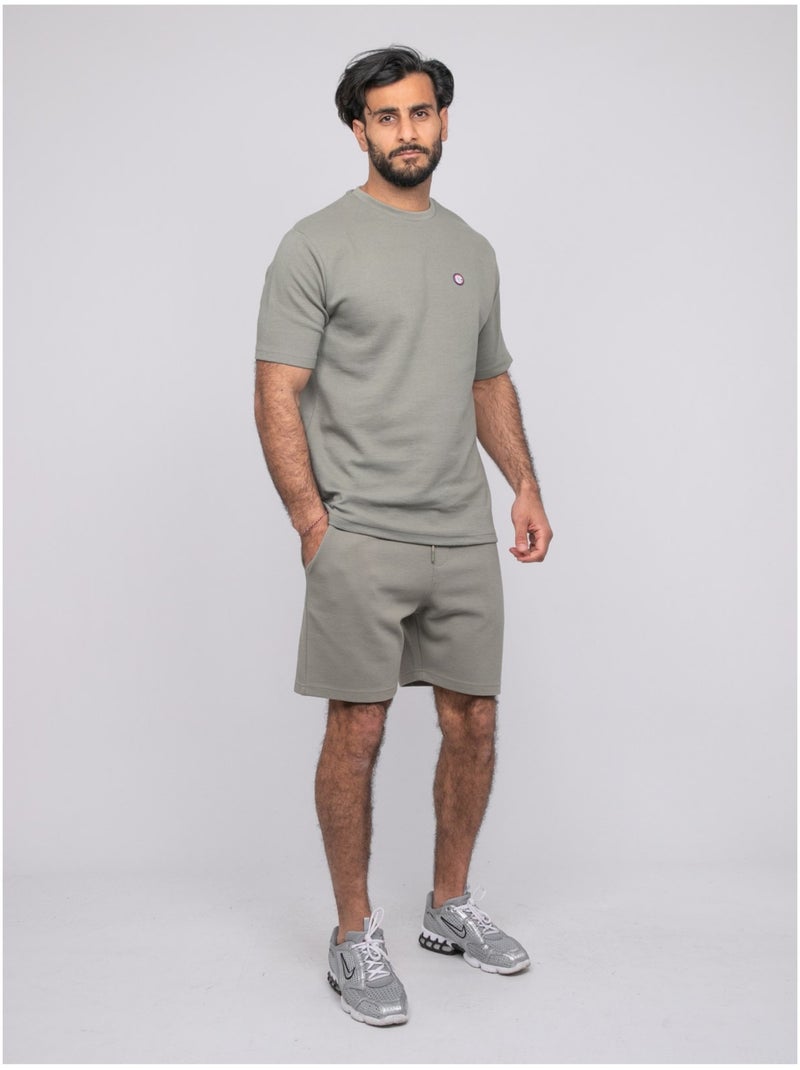 Short de felpa BEMAXIN Verde caqui claro - Kiabi