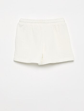 Short de felpa con bolsillos
