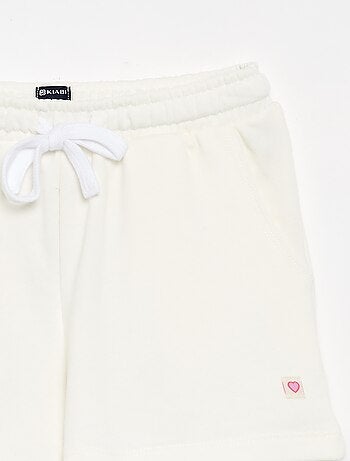 Short de felpa con bolsillos