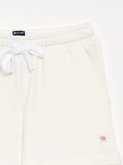 Short de felpa con bolsillos - Kiabi Short de felpa con bolsillos - Kiabi