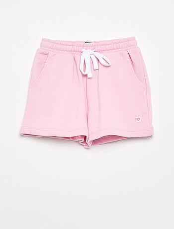 Short de felpa con bolsillos