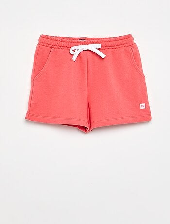 Short de felpa con bolsillos