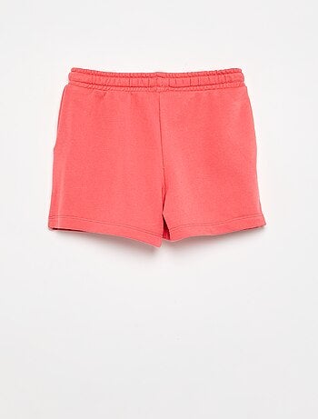 Short de felpa con bolsillos