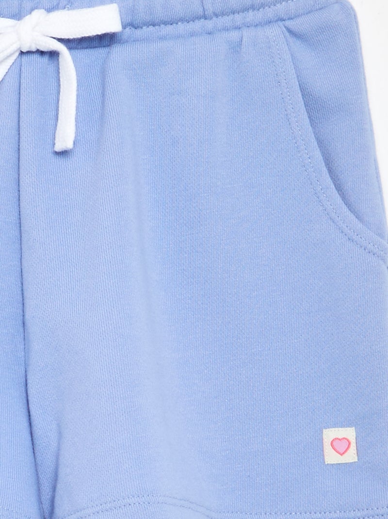 Short de felpa con bolsillos Rosa - Kiabi
