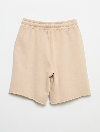 Short de felpa ligero estampado