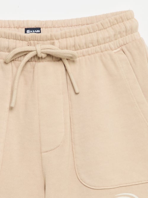Short de felpa ligero estampado - Kiabi