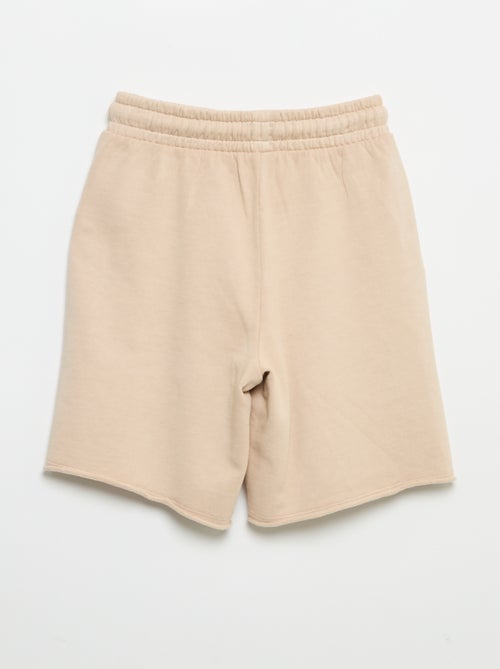 Short de felpa ligero estampado - Kiabi