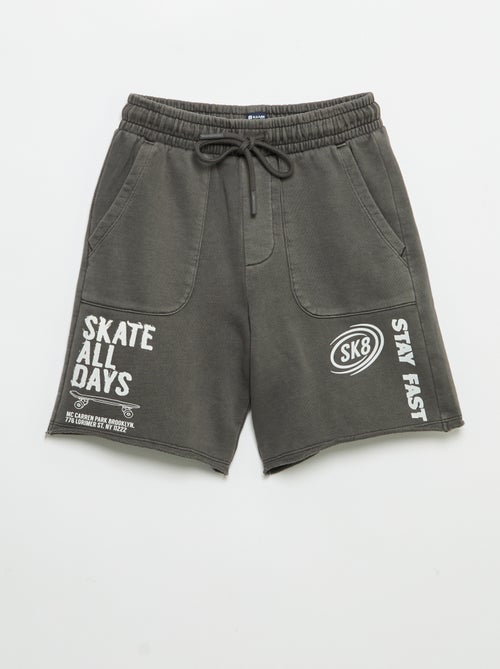 Short de felpa ligero estampado - Kiabi