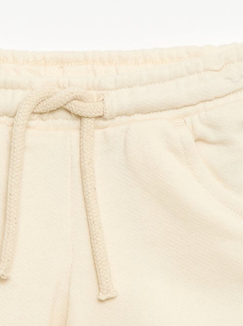 Short de felpa ligero liso - Kiabi