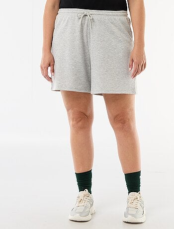 Short de felpa ligero liso