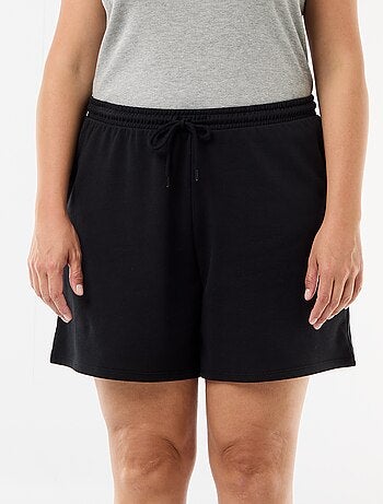Short de felpa ligero liso